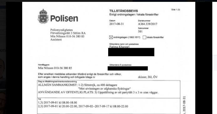 De ”ensamkommandes” demonstration flyttar igen – polisen beviljar nytt tillstånd trots tidigare brott