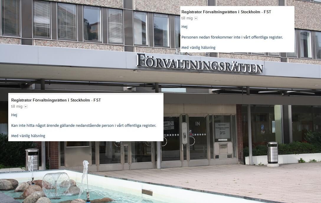 Domstolshandläggare försökte stoppa Samhällsnytts granskning – påstod att domen inte finns