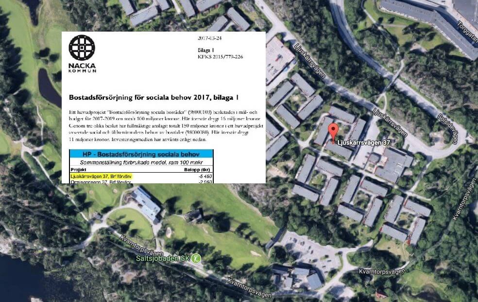 BEKRÄFTAT: Nacka kommun köpte tre bostadsrätter för månggift nyanländ från Syrien