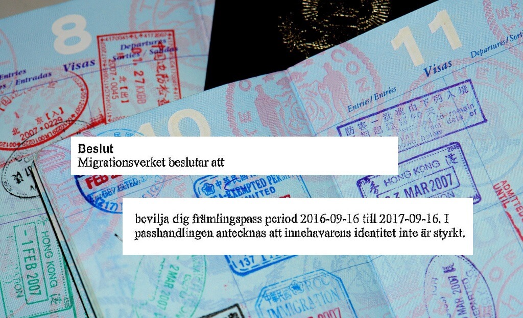 Knivmannen fick pass från Migrationsverket – trots oklar identitet