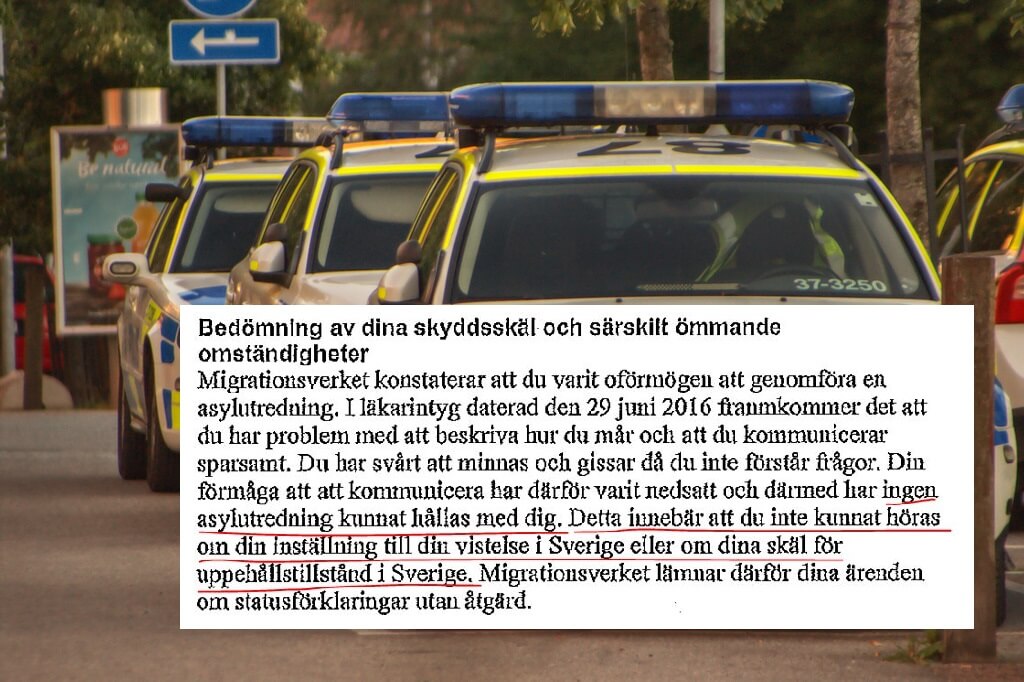 SAMHÄLLSNYTT AVSLÖJAR: Knivmannen bakom attacken mot polisen fick uppehållstillstånd – utan att ens komma till asylutredning