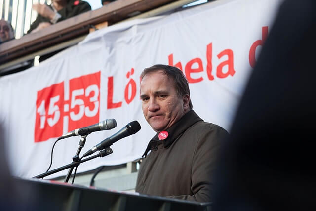 Löfven erbjuder Trump svensk hjälp med Nordkoreakrisen