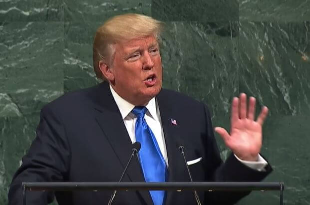 Donald Trump höll tal i FN – Margot Wallström chockad