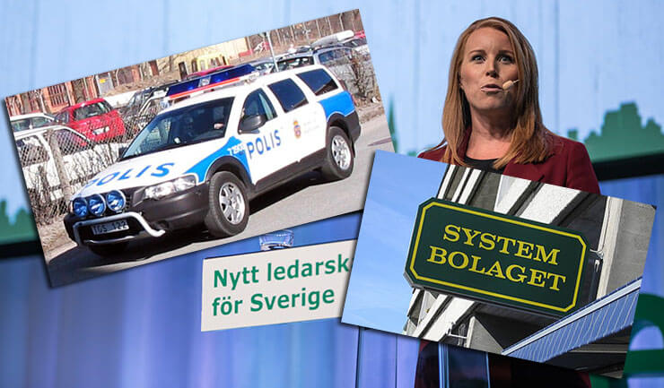 Centerpartiet säger ja till fortsatt spritmonopol och nej till fler poliser