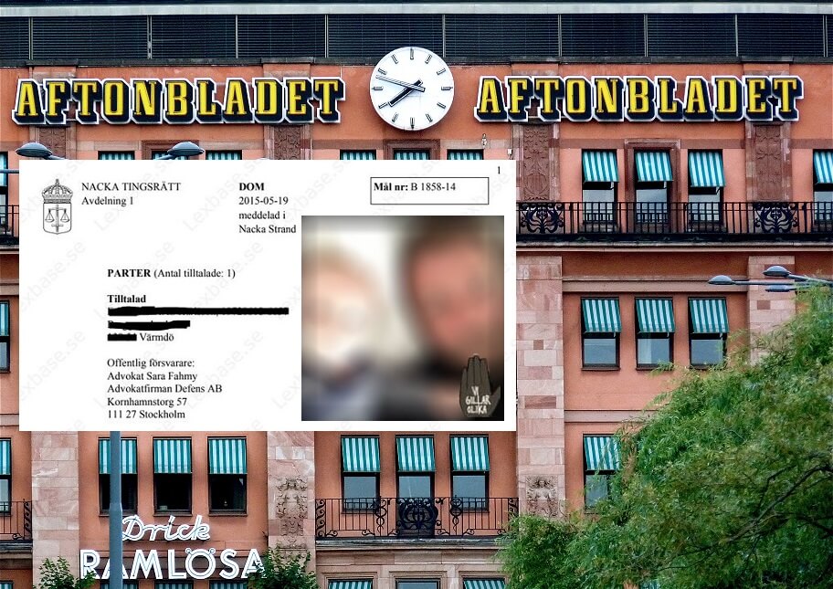 AVSLÖJAR: Redaktör på Aftonbladet dömd kvinnomisshandlare – ”tillfogade blåmärken” på sin sambo framför barnet