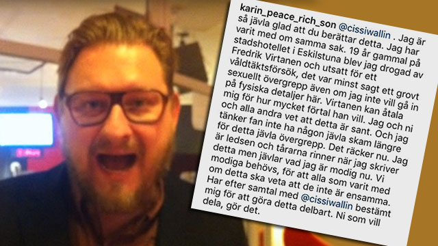 Fjärde kvinna pekar ut Fredrik Virtanen för våldtäktsförsök