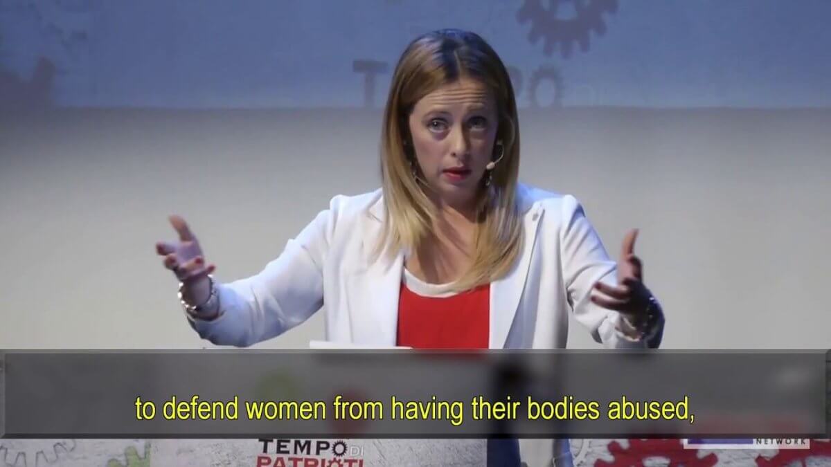 Italiensk politiker anklagar vänstern för att förringa övergrepp mot kvinnor