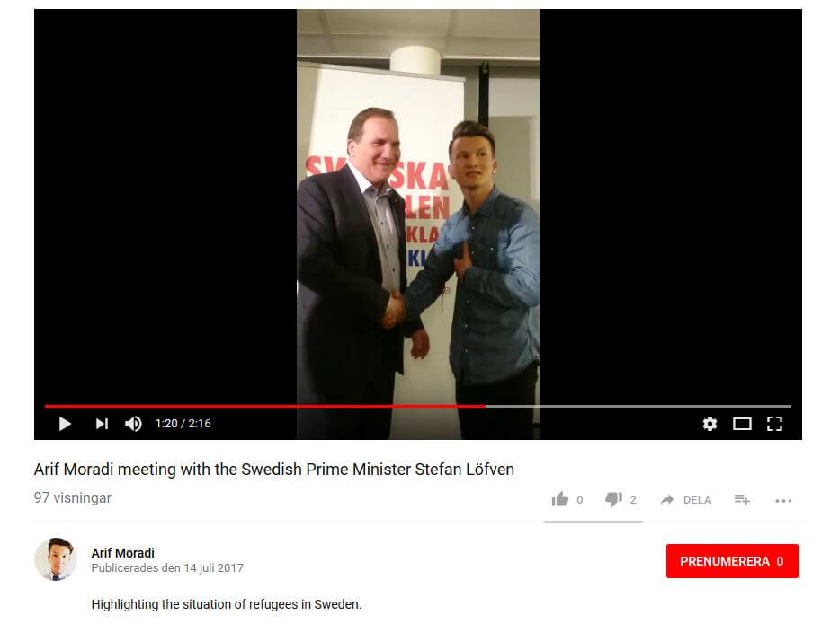 Löfven samtalade med illegal migrant dömd för sexbrott mot barn