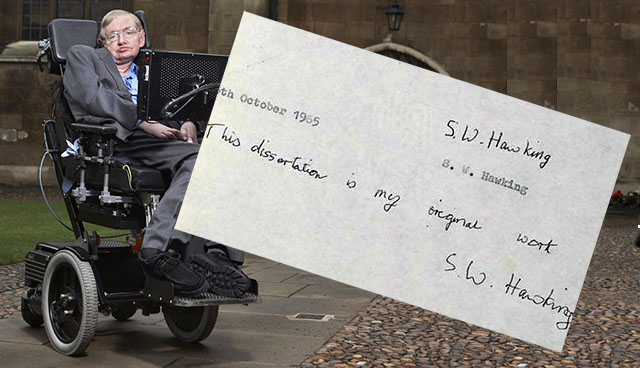 Jättesug efter Stephen Hawkings avhandling – universitetets servrar kraschade