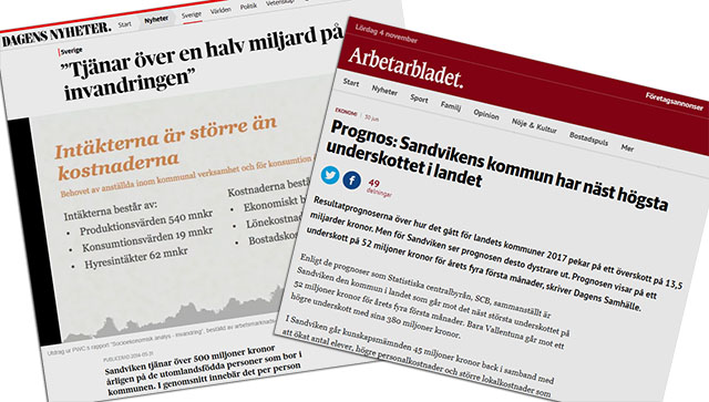 Sandviken förlorar näst mest i Sverige på invandringen