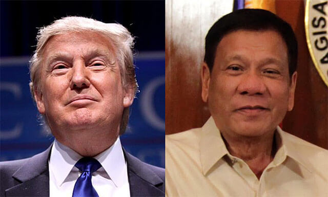 Trump: ”Jag har en fantastisk relation” med president Duterte i Filippinerna