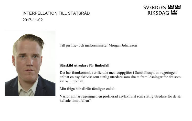 SD till attack mot regeringen till följd av Samhällsnytts avslöjande