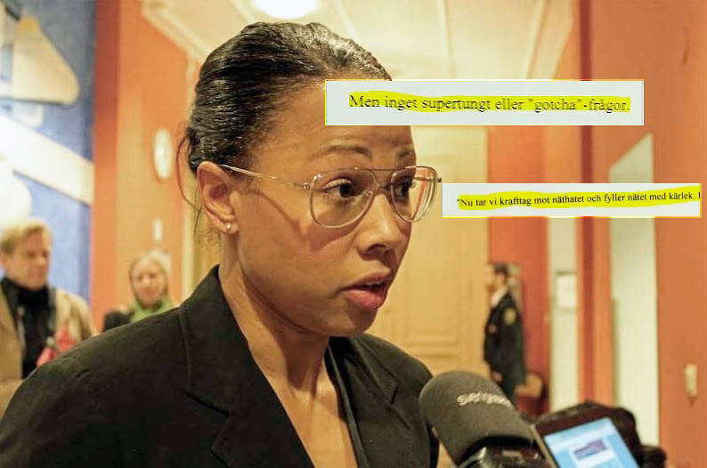 ”Inga tunga frågor” till statsrådet Bah Kuhnke