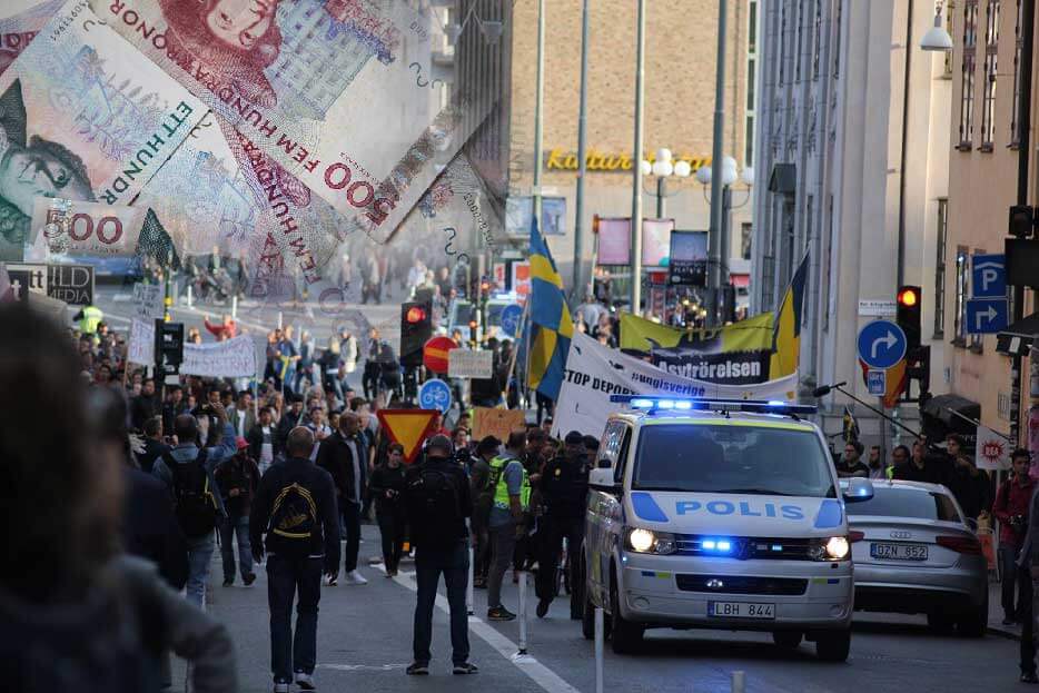 Så här mycket fick Stockholmspolisen betala för afghanernas kampanj