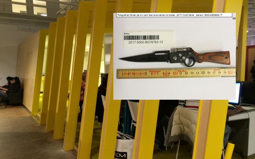 Knivhugg mot hjärta på ”Sveriges bästa bibliotek”