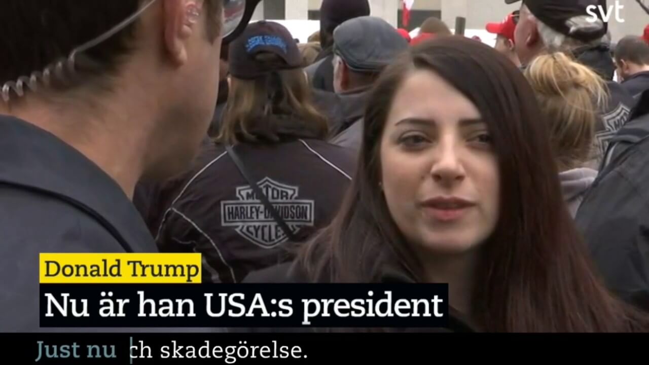 SVT fälls för ökänd intervju under Trumps installation