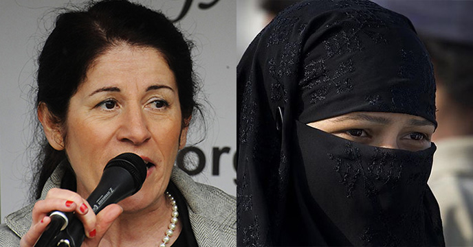 Kritik mot frisersalonger endast för kvinnor i slöja