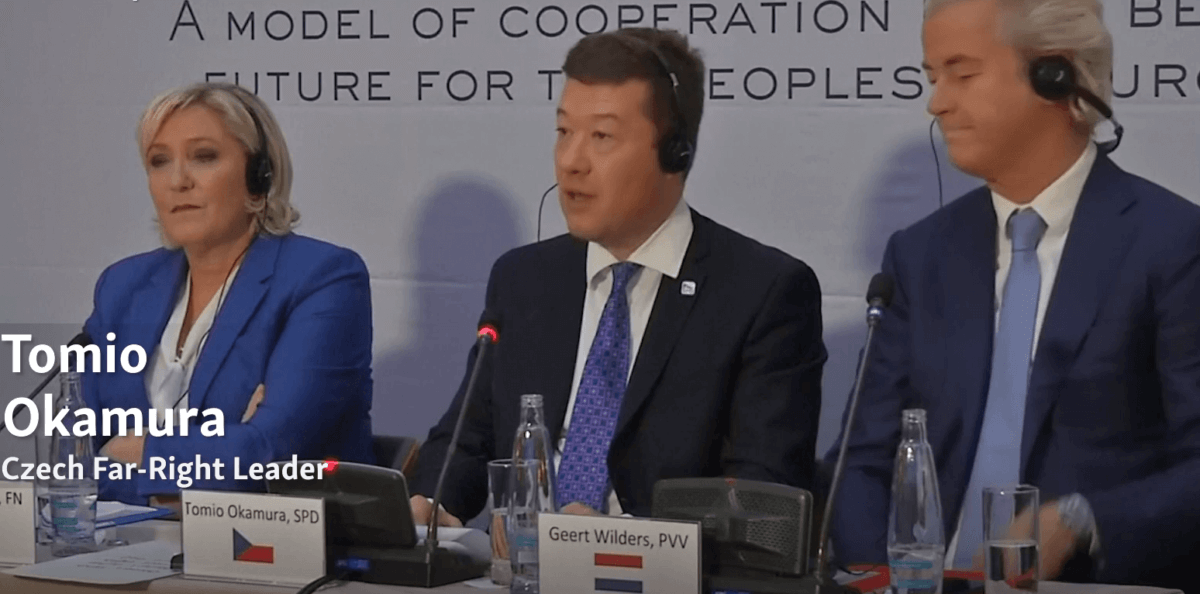 Invandringskritiska partier möttes i Prag för att stärka samarbetet