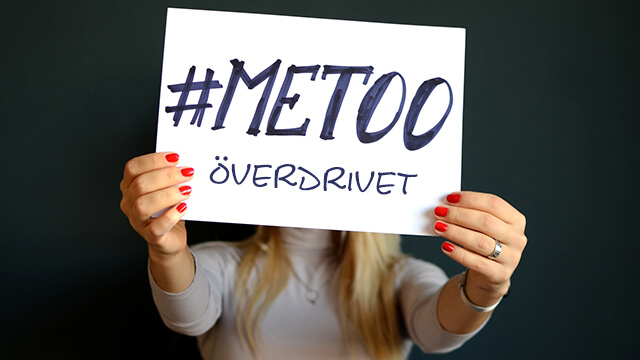 #metoo-uppropen överdrivna anser hälften av männen och en tredjedel av kvinnorna