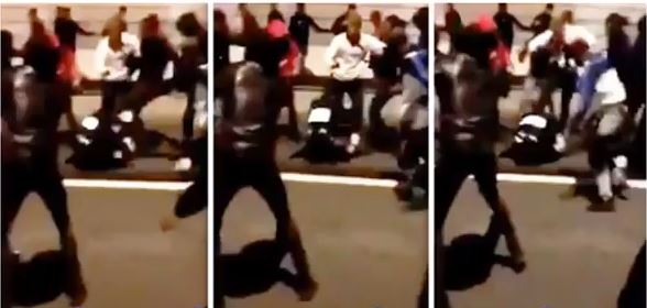 Video: Kvinnlig polis lynchad i förort till Paris