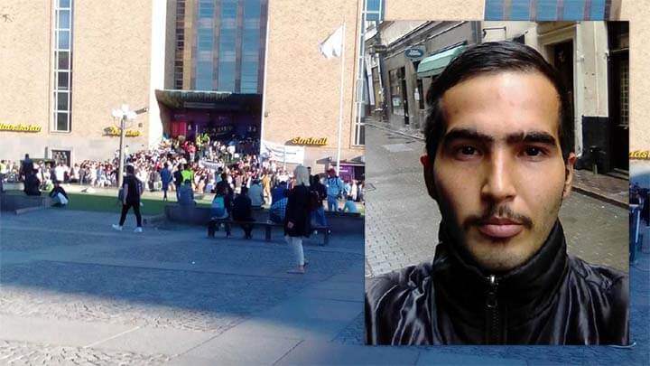 Polisen påstod felaktigt att Muhammad Hussaini inte deltog i sittstrejken på Medborgarplatsen