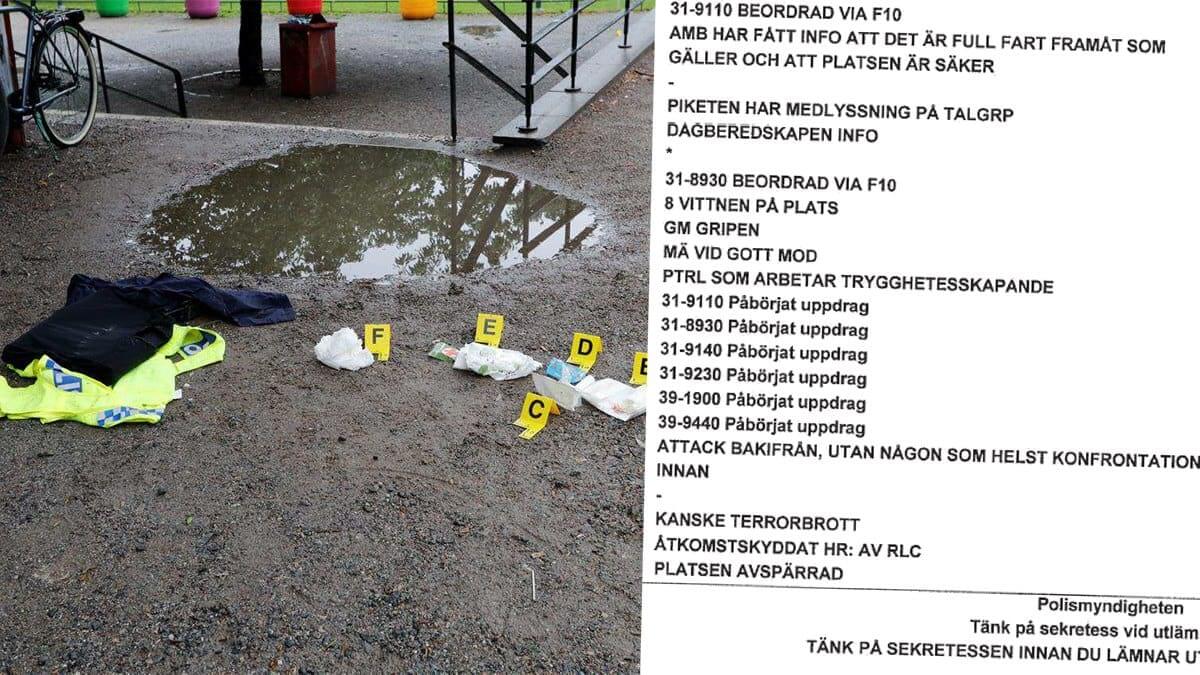 Polisen misstänkte: Knivattacken på Medborgarplatsen kan vara ett terrordåd