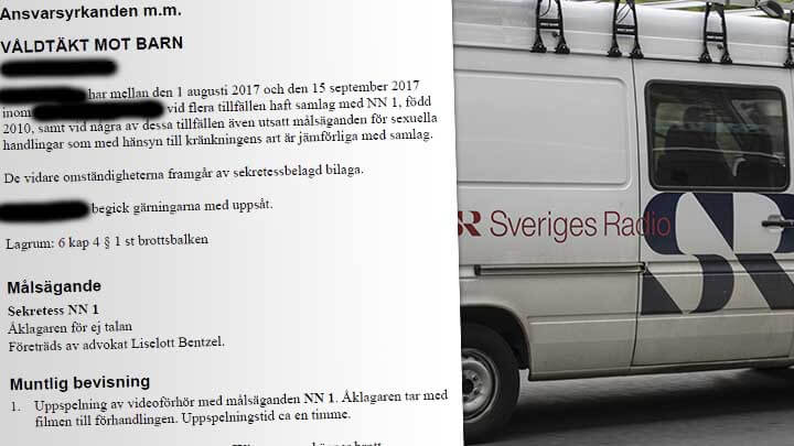 SR:s barnreporter döms för våldtäkt mot sexårig flicka