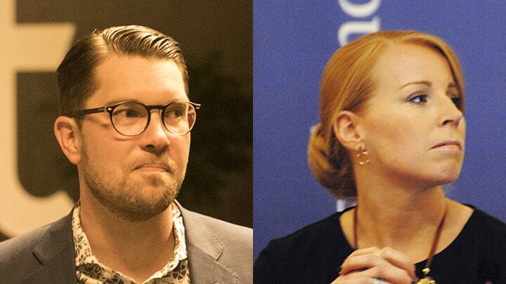 Annie Lööf kan tänka sig samarbeta med S och MP för att stoppa SD