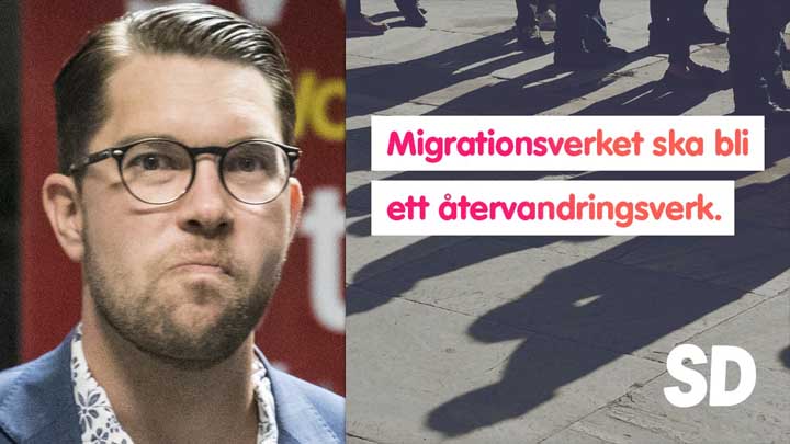 SD: Gör Migrationsverket till ett återvandringsverk – invandrare ska återvända till länder ”där de bör bo”