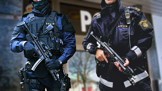 Malmös polisstationer får kpist-beväpnad bevakning mot gängkriminella