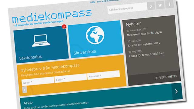 Mediekompass ska lära skolelever skydda sig mot fake news genom att bara läsa TU-ansluten dagspress