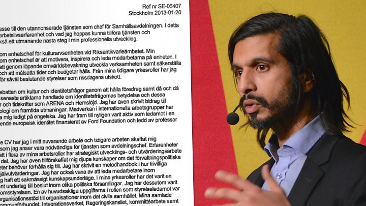 Sveriges kulturarvschef Qaisar Mahmood: ”Jag har inte läst något om kulturarv”