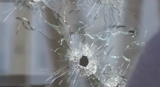 Misstänkt skottlossning mot polisstation