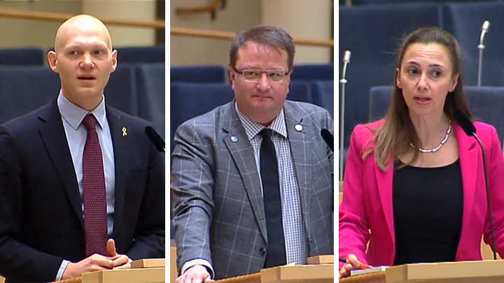SVT:s falska nyheter togs upp till debatt i riksdagen