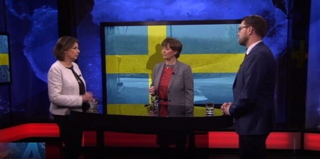 Sverigebilden under lupp i debatt mellan Åkesson och Lövin