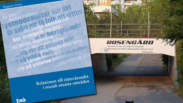 Brå-rapport: Parallella rättssystem och kriminella skräckvälden i invandrardominerade områden