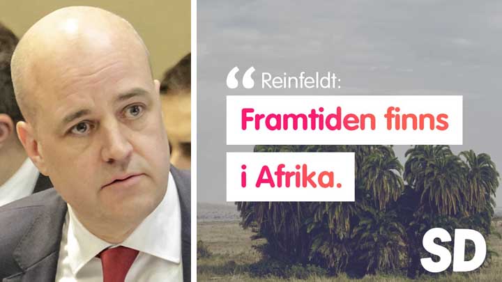 SD till Reinfeldt: Flytta till Afrika