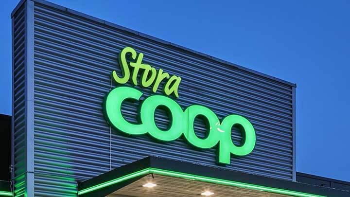 Man knivskars på Coop Forum i Boden