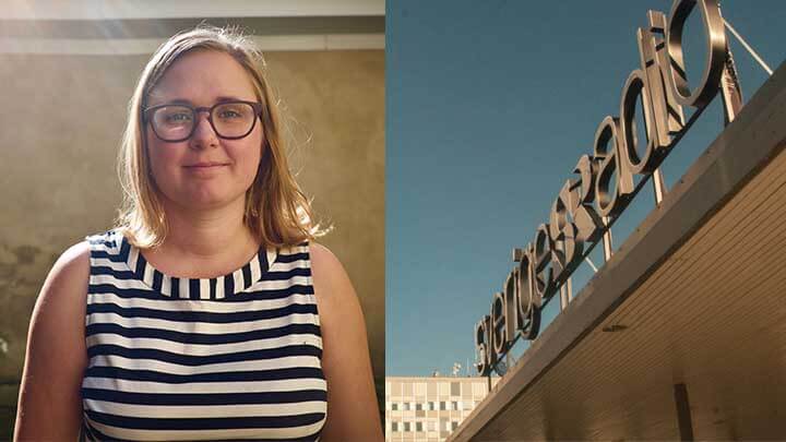 Riksdagskandidat för V fick jobb som SR-journalist