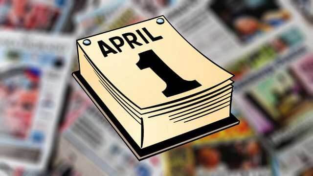 Medier slopar aprilskämt – inte längre rolig kontrast, bara en falsk nyhet i mängden
