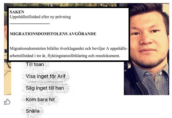 BEKRÄFTAT: Sexbrottslingen Moradi får stanna i Sverige