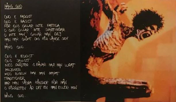 ”Gud är fascist” – lärobok för årskurs 7 använder punkbandet Ebba Grön för att beskriva Jesus