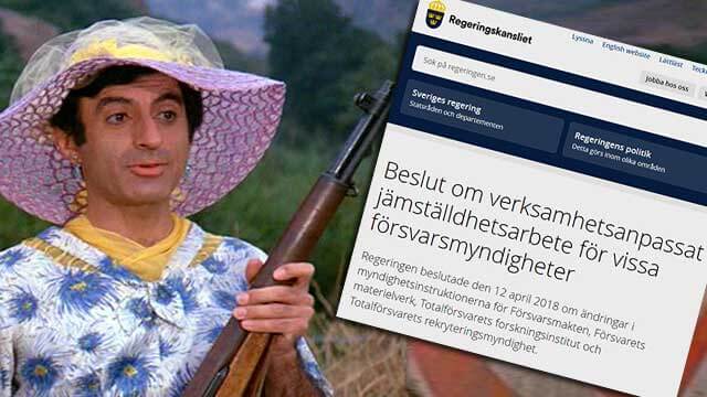 Nytt regeringsbeslut – nu ska försvaret bli ännu mer feministiskt