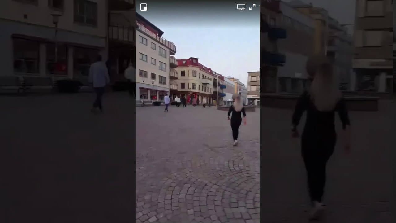 Video: Barngäng i storbråk med restauranggäster i Lysekil