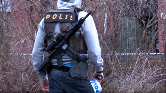 Skottdrama i Uppsala – en person skadad, tre gripna