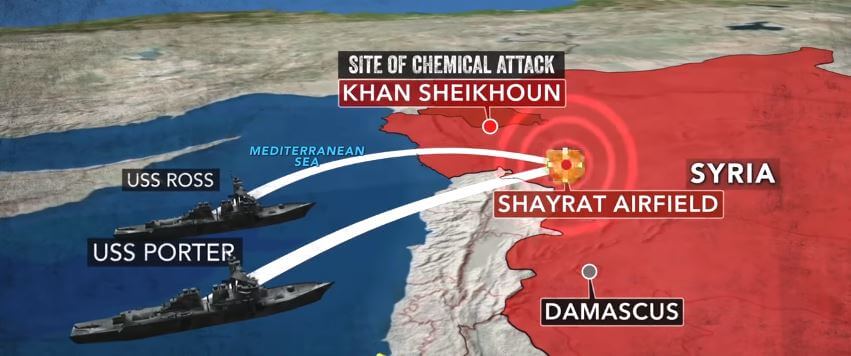 Missilattacker mot Syrien under natten