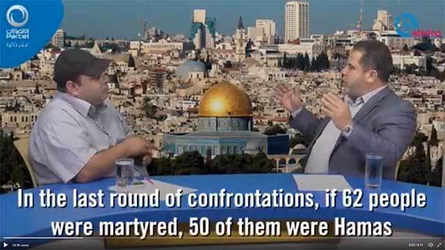 50 av de 62 dödade våldsverkarna i Gaza var Hamas-terrorister