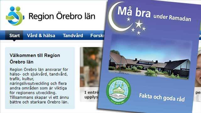 Koranen faktakälla i landstingets informationsbroschyr om hälsa