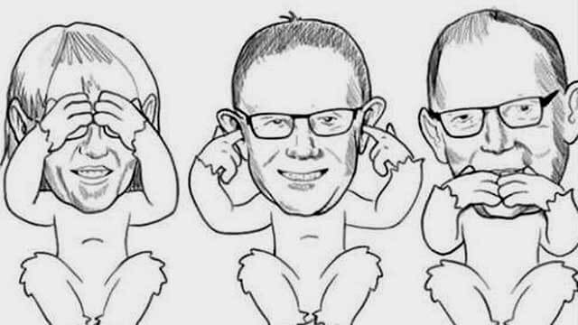 Lokalpolitiker polisanmäler Medborgerlig Samling för satirbilder