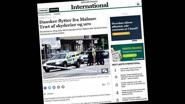 Danskar flyr Malmö på grund av eskalerande våldet: ”Politikerna gör inget åt problemet”